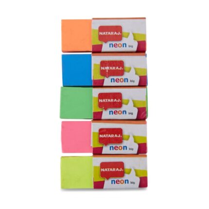 NATARAJ COLOR NEON ERASER 1ps