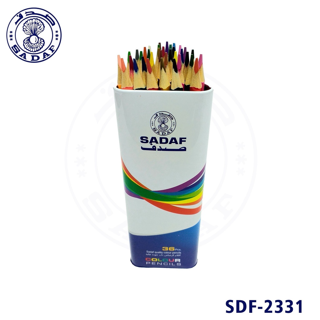 SADAF COLOUR PENCILS 36 PCS  No.SDF-2331