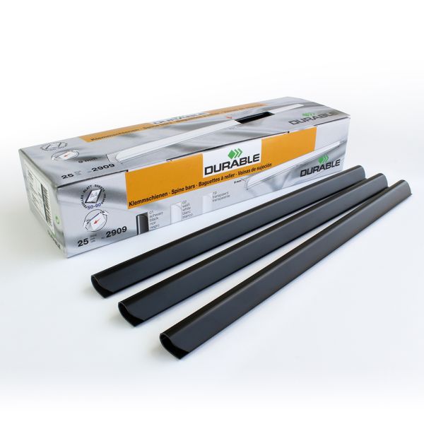 Spine Fixing Bars 9mm NO.2909 DURABLE BLACK