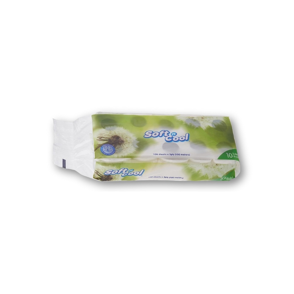 Toilet Roll Soft Cool 200sh x 2ply 200met 10Rolls