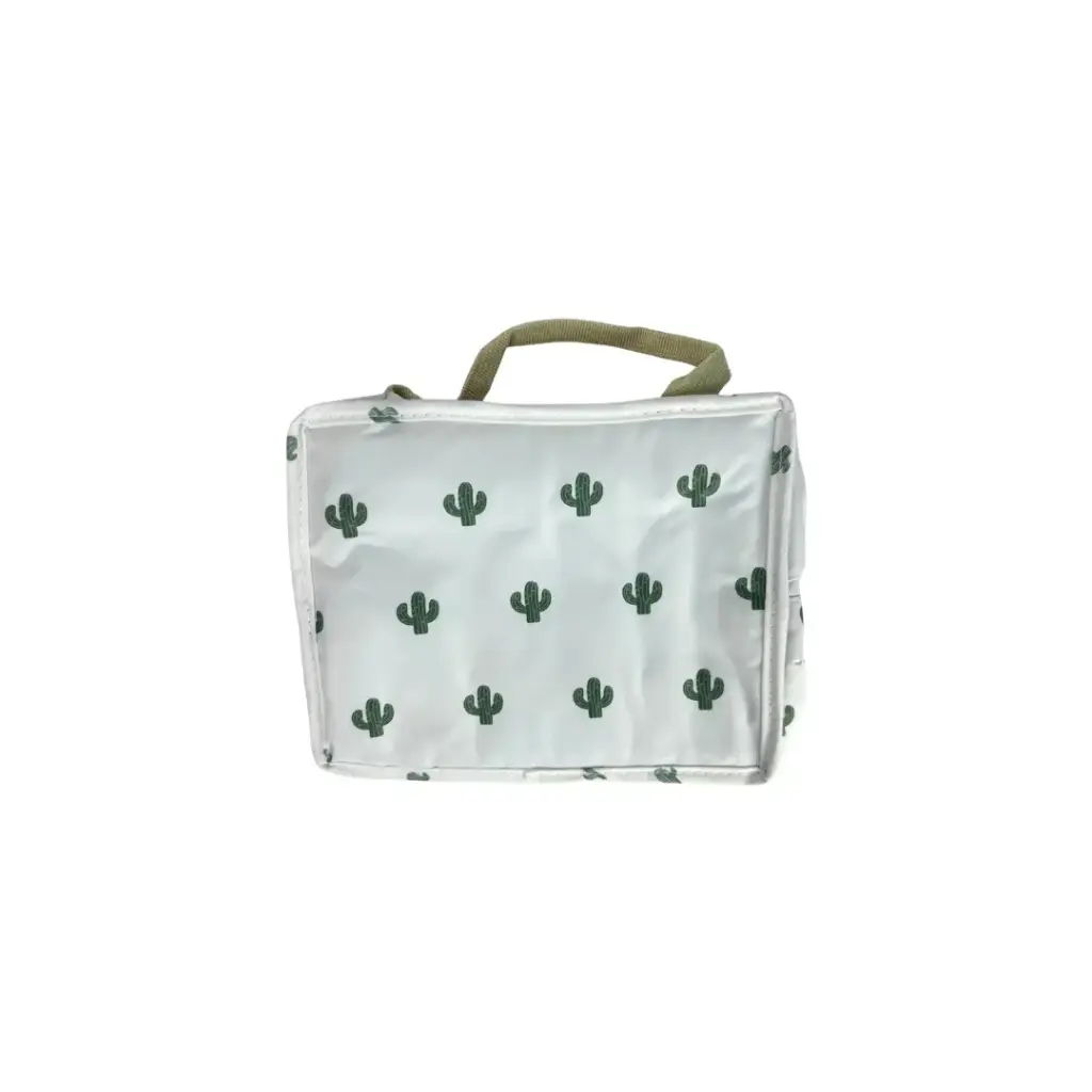 حقيبة غداء بيضاء اللون