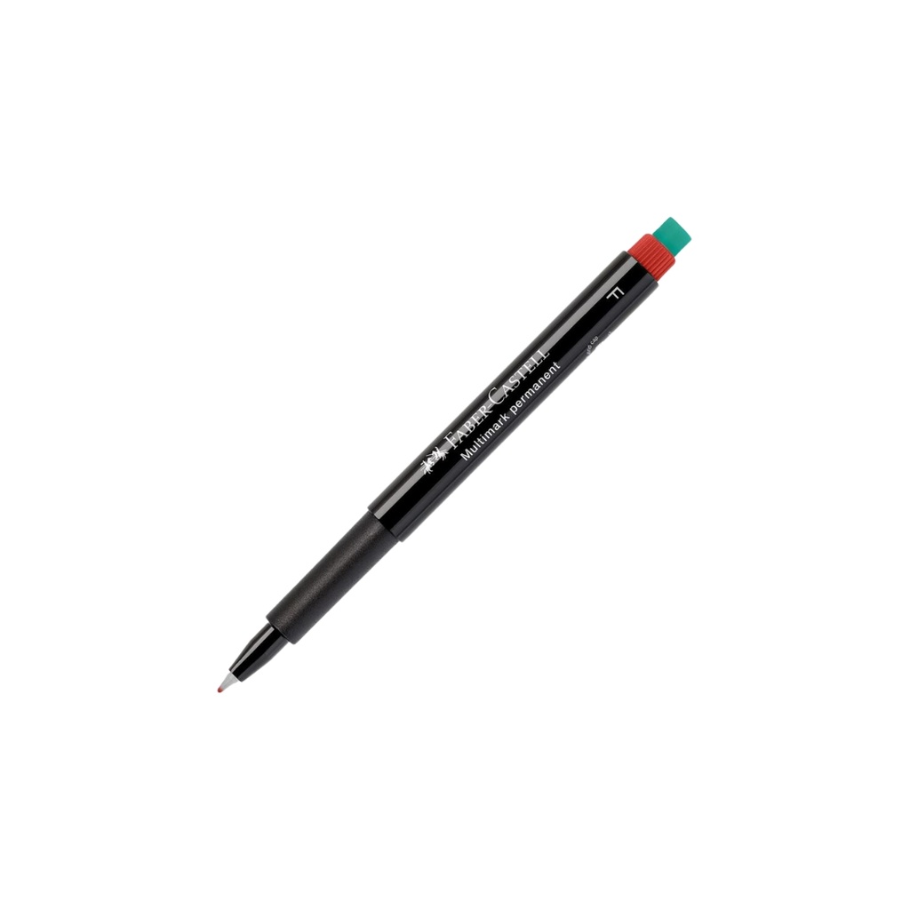Faber Castell - Multimark Permanent Pen F Red