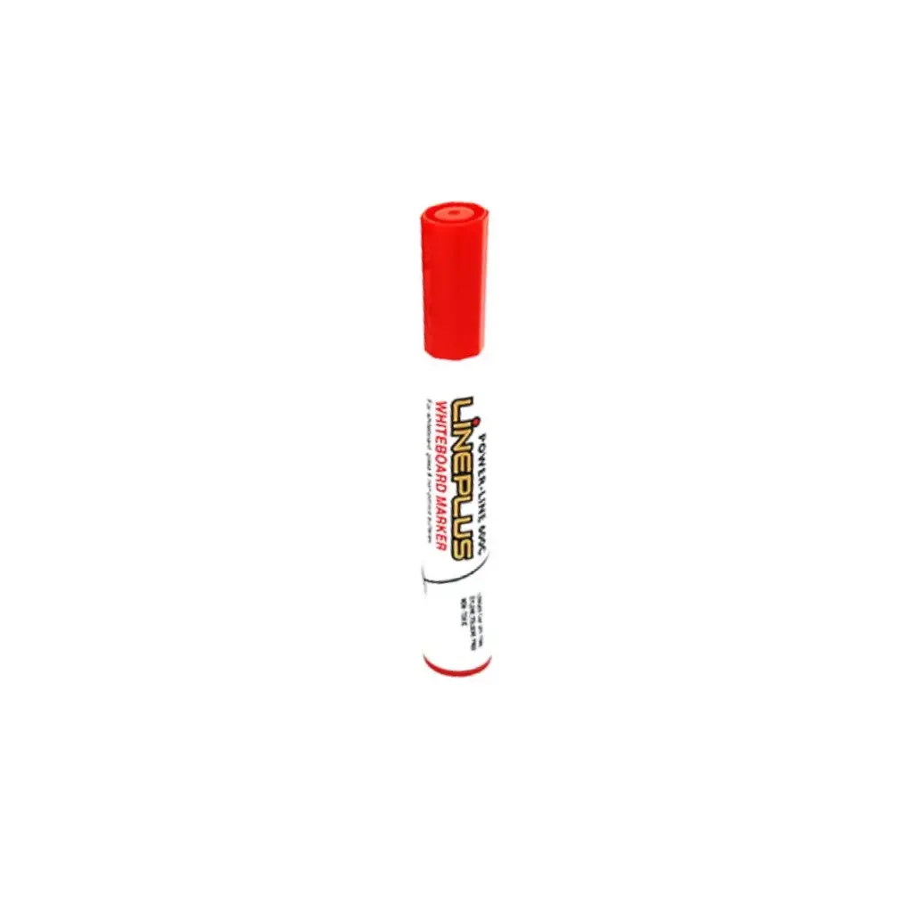 LINEPLUS WHITEBOARD MARKER RED CHISEL 