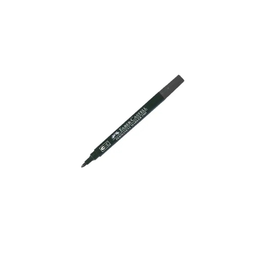 Faber-castell Permanent Marker Round Tip Black 1585 
