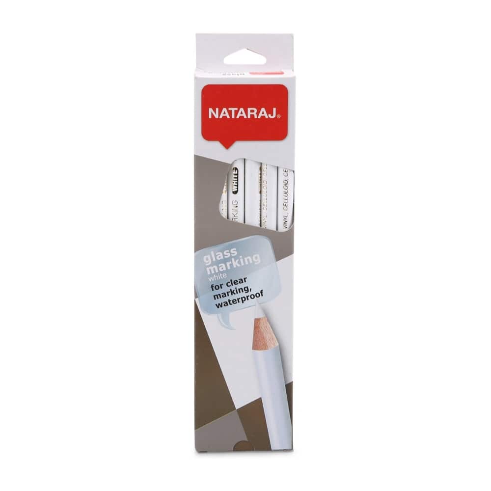 Nataraj Glass Marking Pencil 12pc/Pkt