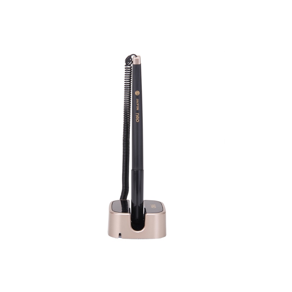 Deli- Desk Pen Stand Black 0.7mm 