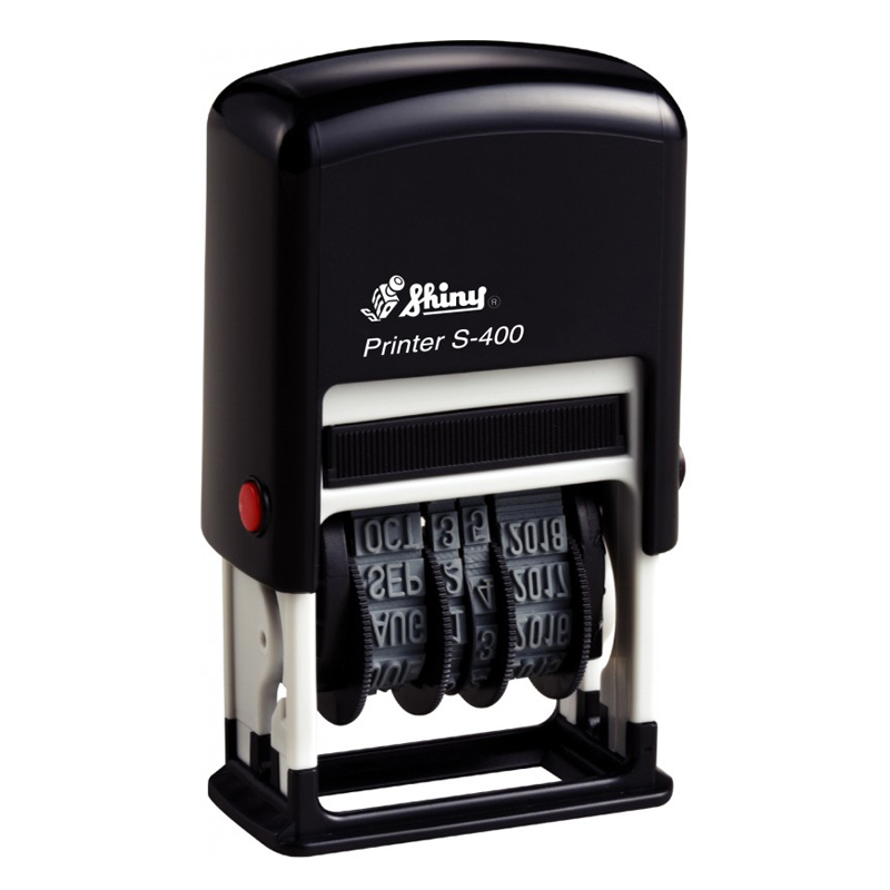 Stamp Self Ink Shiny Dates S-400