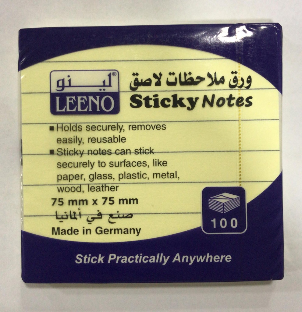 Sticky Notes 75x75mm 100sh LE-1434