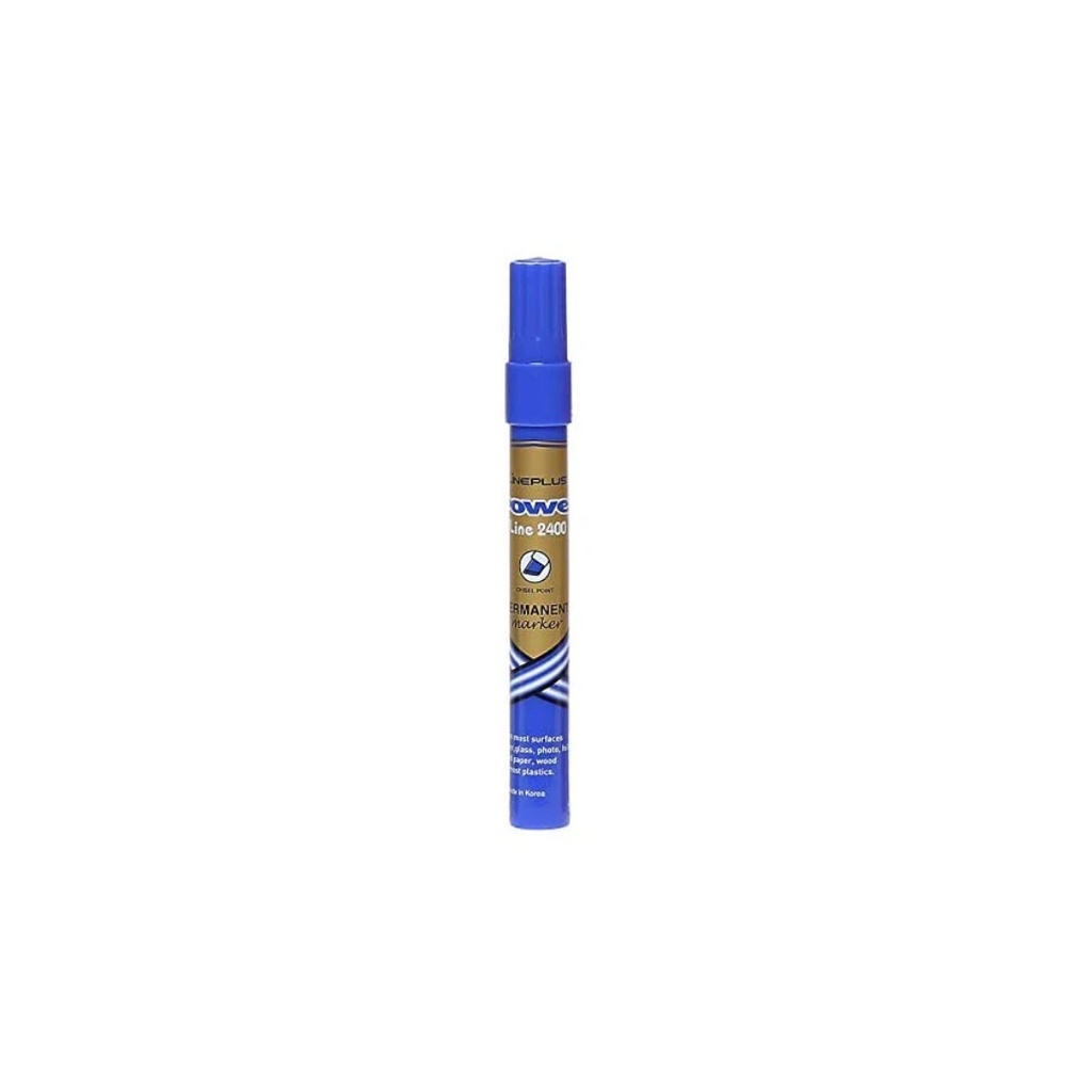 Lineplus Power Pen 2400 Permanent Marker Blue 1 Piece