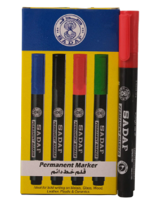 Permanent Pen Marker Red Sadaf 2mm BOX