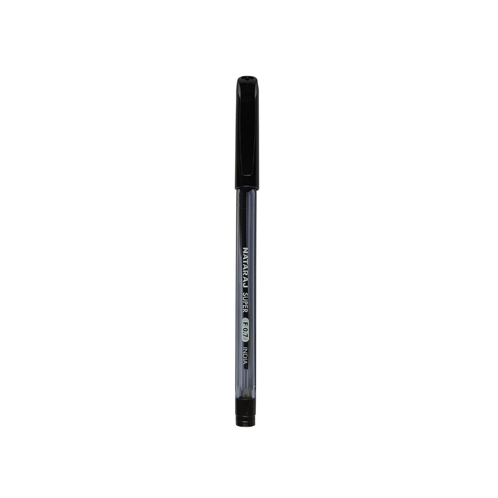 Nataraj Ball Pen Super Fine 0.7 Black Pen PEC