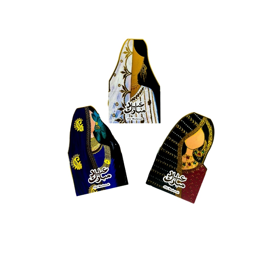 Eid Envelope Traditional girls  9pc