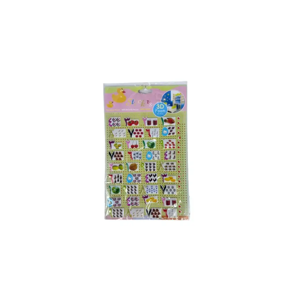 3D Foam Stickrs