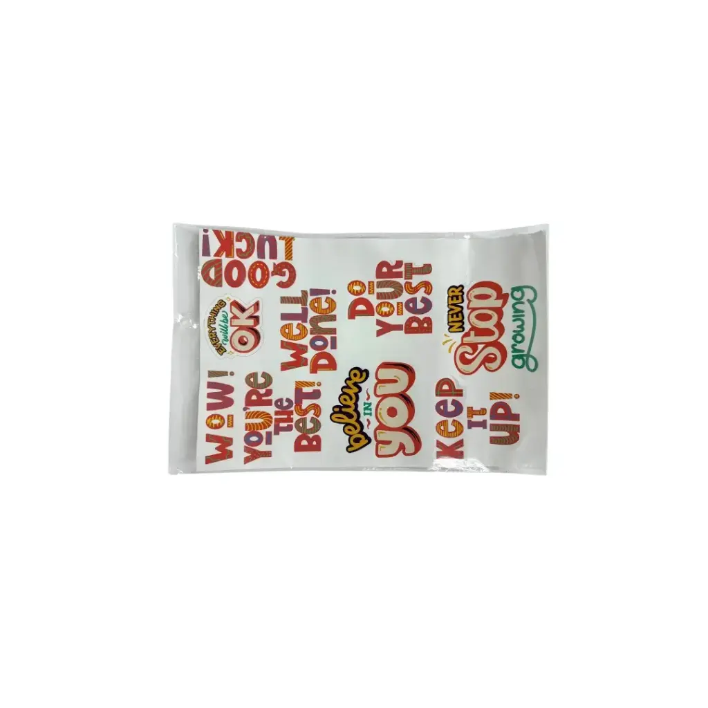 Motivational laptop sticker A4