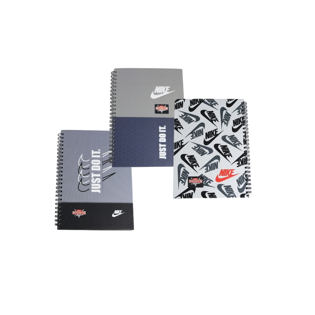 SPORTS - Spiral Notebook Single Line 80Sheet H/C A5 Nike