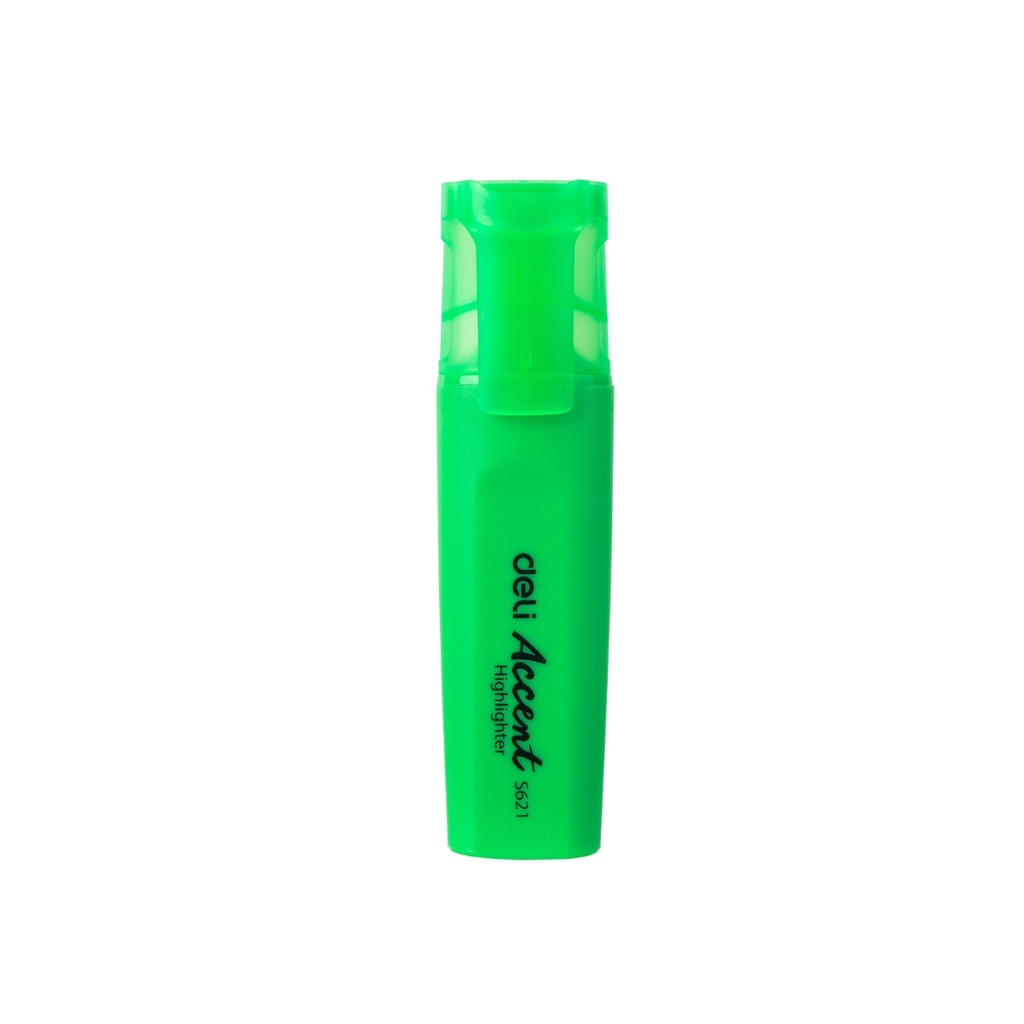 Deli-ES621 Highlighter, Green, 1-5mm, 1pc