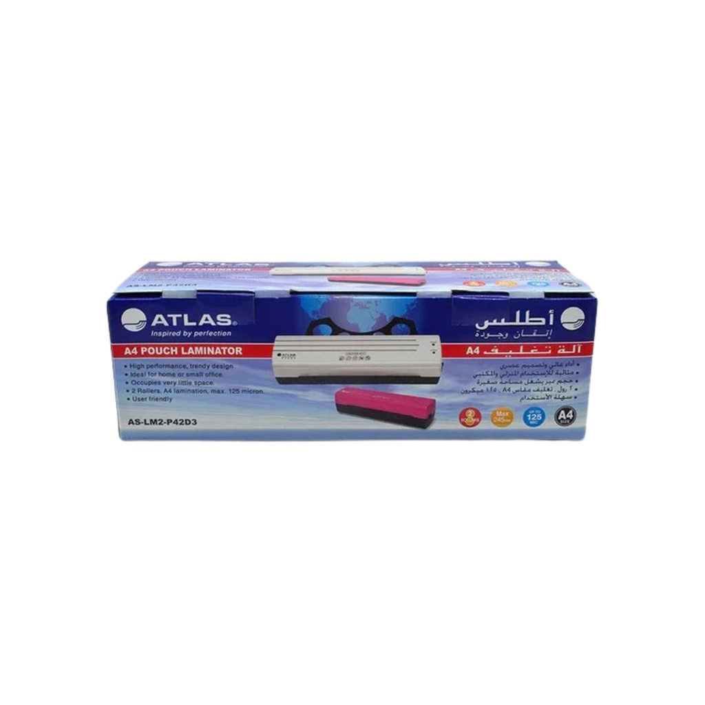 Atlas Lamination Machine A4 240V No.AS-LM2-P42D3