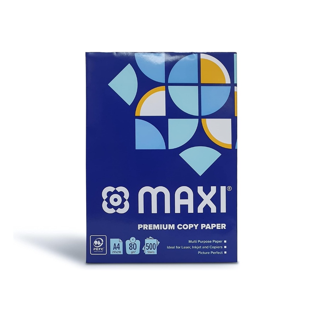MAXI,Copy Paper A4 1Pack ,80Gsm,500 Sheets
