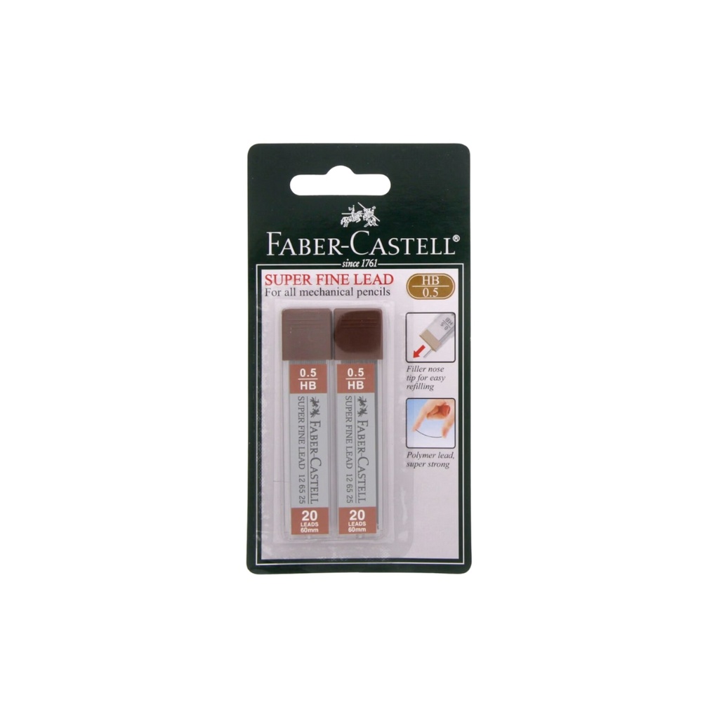 Faber Castell - Mechanical Pencil Leads 0.5 - Pack/2