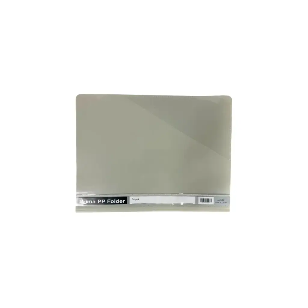 Prima PP File Folder A4 Size - Grey