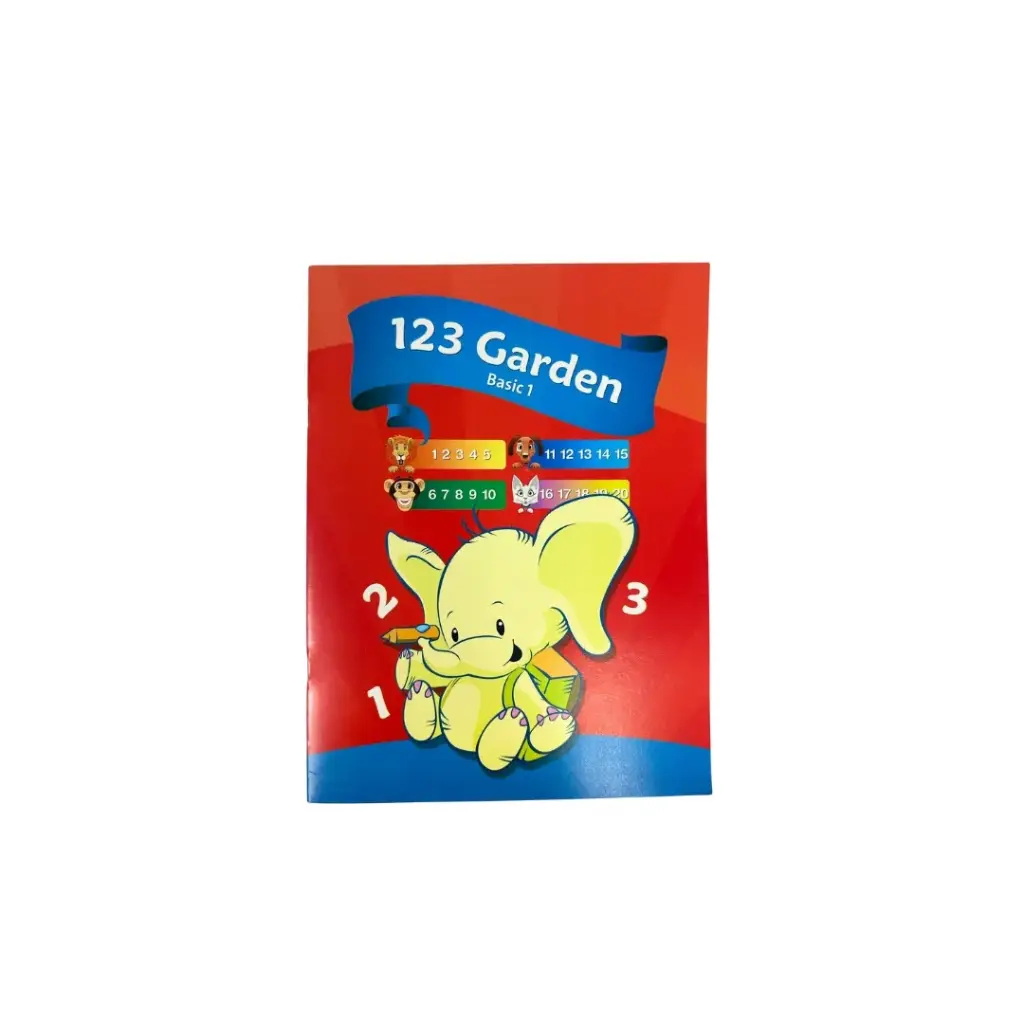 A B C & 1 2 3 Garden Note Book