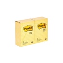 Post-It - Lined Note Pad Canary Yellow