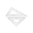 Deli-E6430 Set Square TRANSPARENT ,28cm