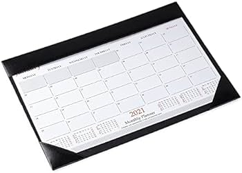 Mat Yearly Planner Black Without Calendar