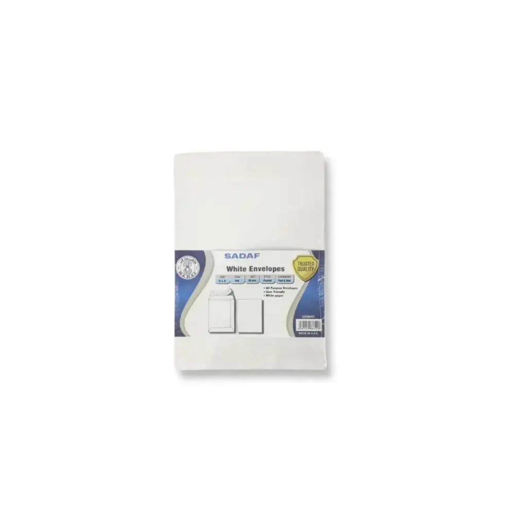 SADAF Envelope White A5 50pc No.SDF8692