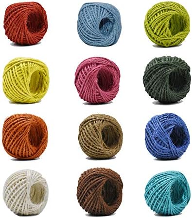 Coloured Jute Twine Rope 18g
