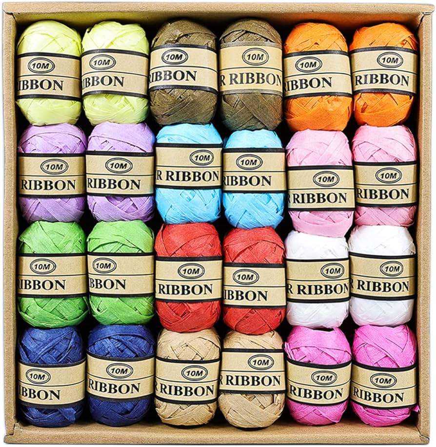 Jute Ribbon 10meter 24pcs/1Pack