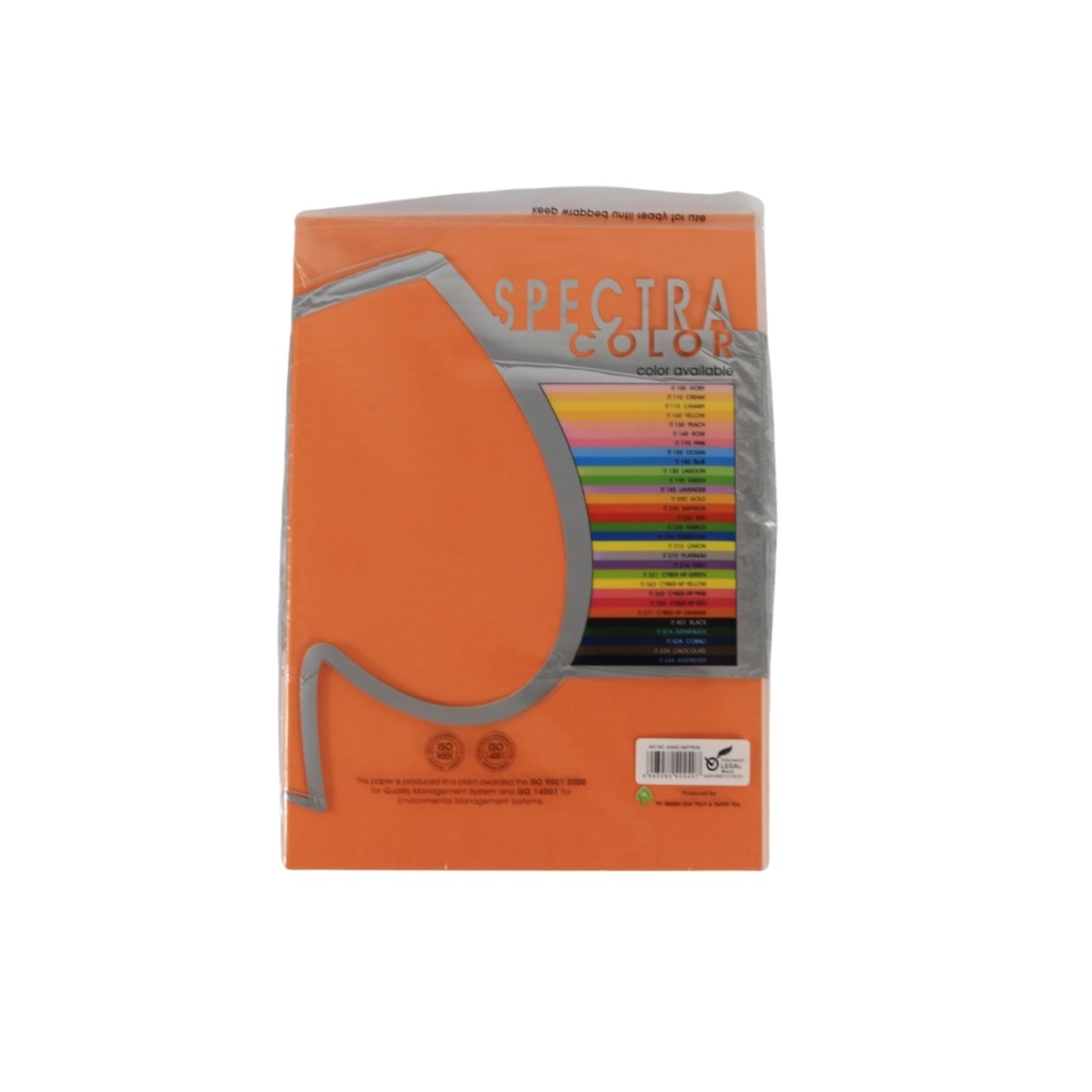 Spectra Premium Color Paper Orenge A4 80grm 100 sheets
