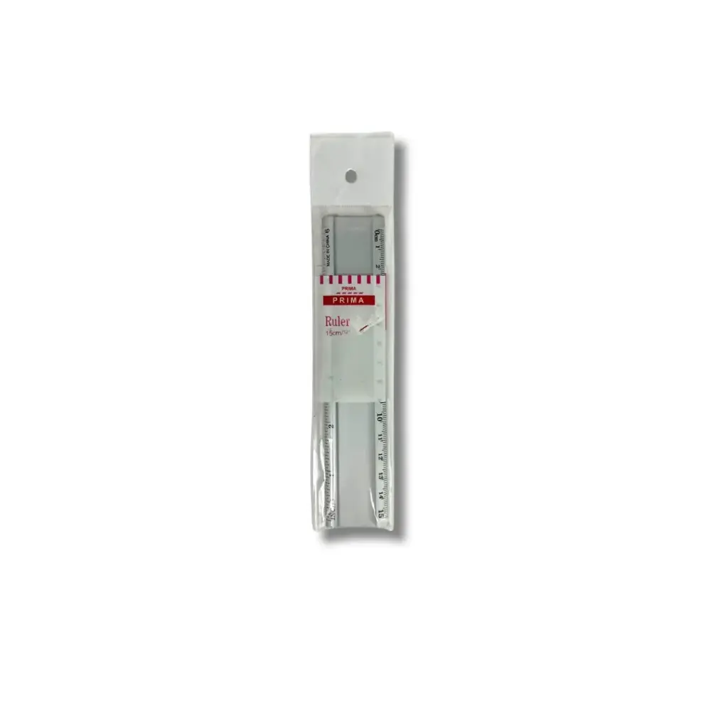 PRIMA RULER ALUMINIUM 15 CM