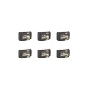 Deli - Eraser Black 35×21×10mm 6 PCS