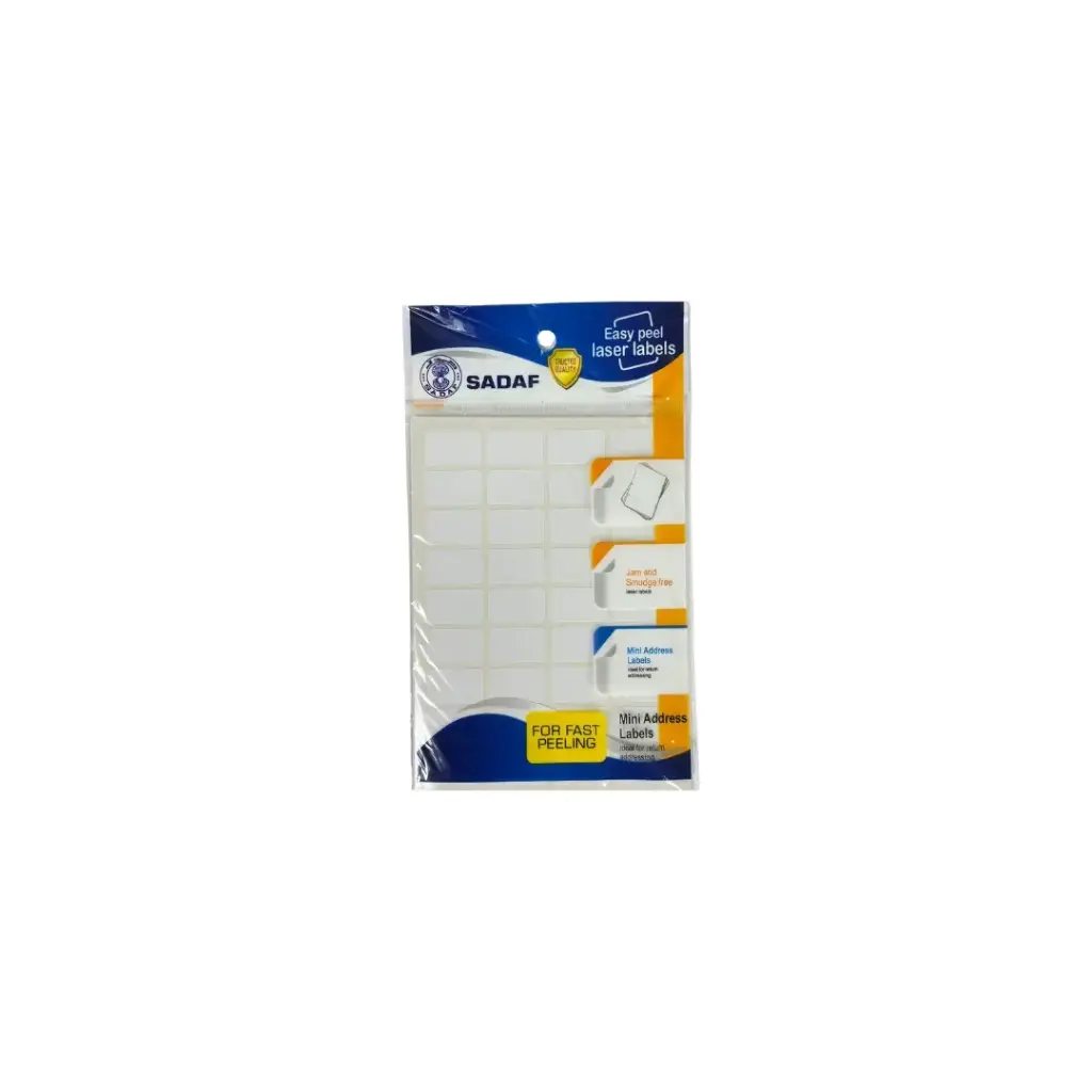 Sadaf-Easy peel Laser Labels 23x14mm