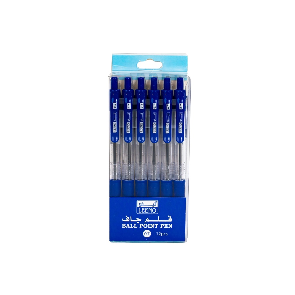 Ball Point Pen 0.7 LE-0239 RED, BLACK 12pc