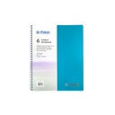Maxi Spiral Polypropylene 6 Subject University Notebook 11"X8.5" 240 Sheets