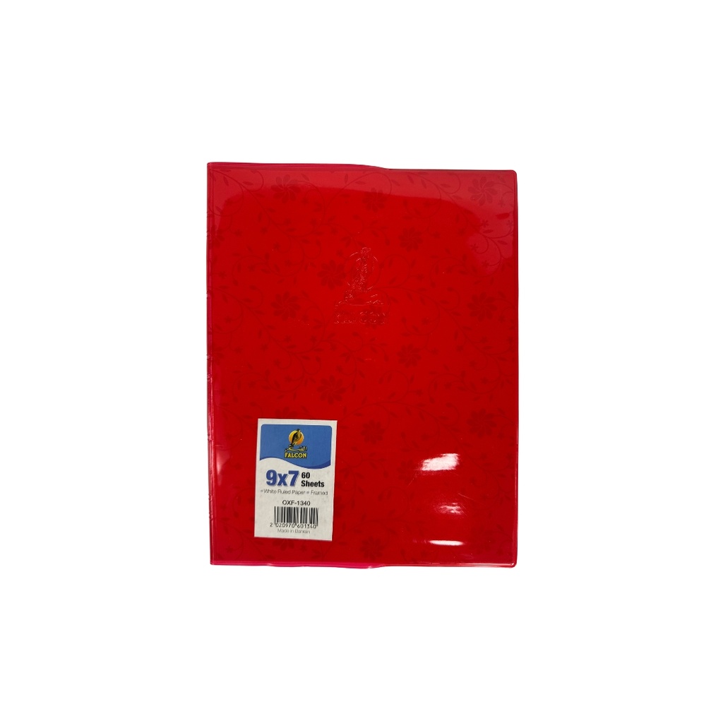 Falcon Notebook S/L 9x7inch 60sh PVC Color OXF-1340