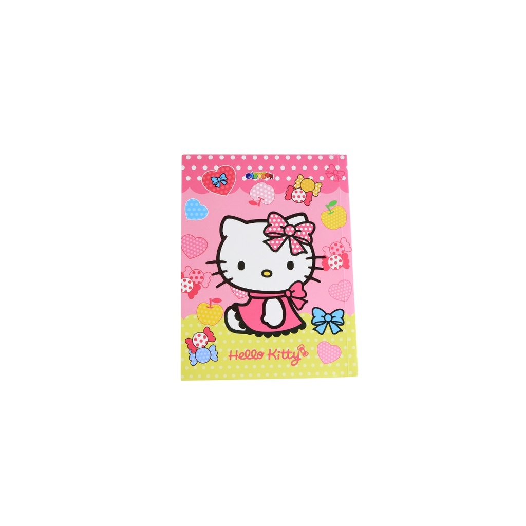 Cartoon Notebook One Line 100Sh Flexi Paper 225x170mm