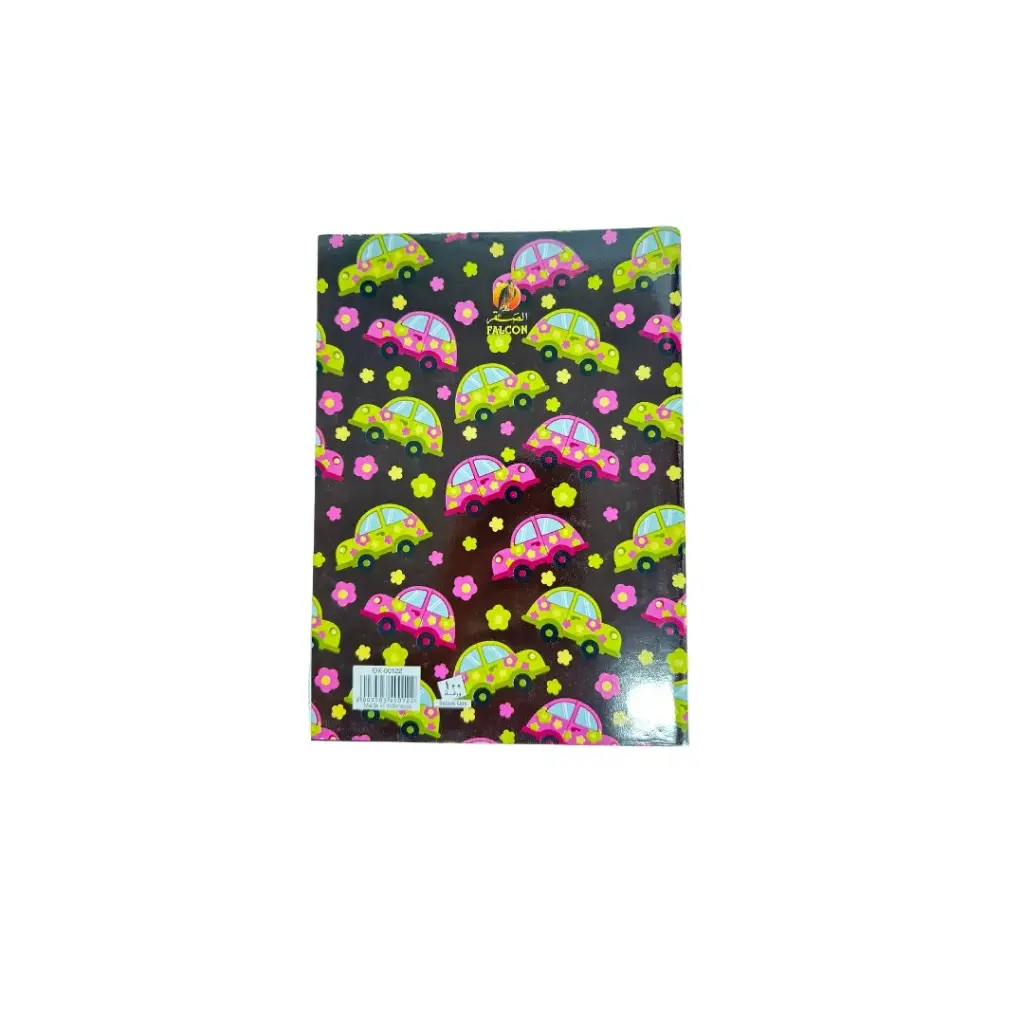 دفتر ملاحظات فالكون ذو الخطوط المربعة، غلاف من مادة PVC، 100 ورقة