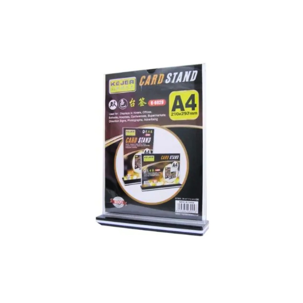 KEJEA - T-Shape Sign Holder A4 210x297mm K-6029