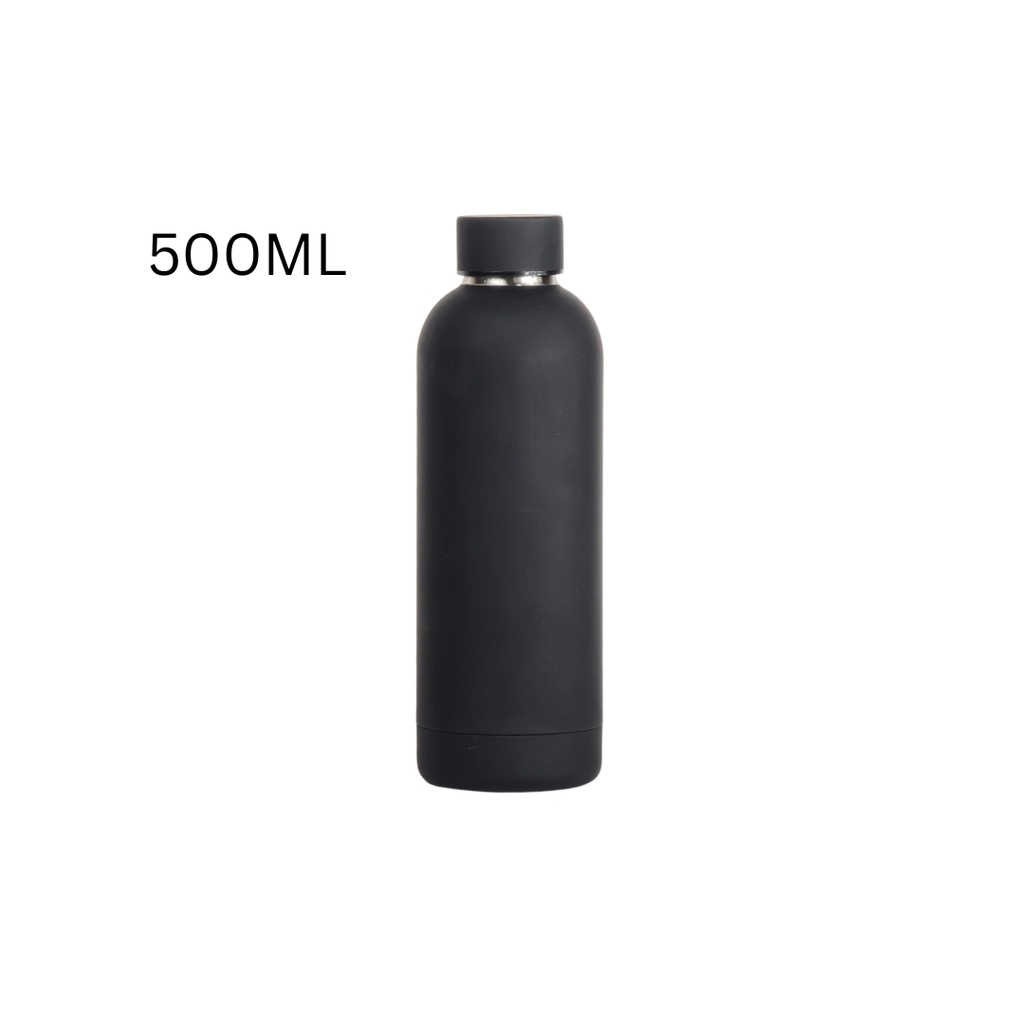 Stainless Steel Water Bottle DW 500ML Matte Finish -  Black 