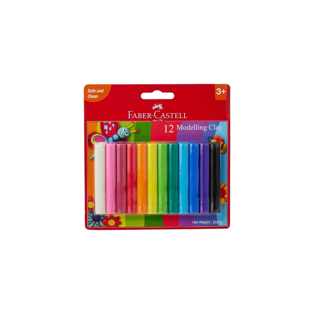 Faber Castell CLAY 200G 12 colors