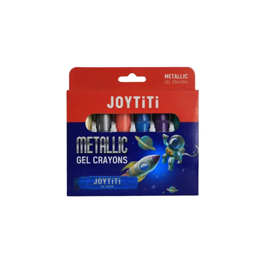 JOYTiTi Metallic Gel Crayons Pack of 6