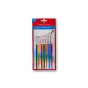 Faber-Castell Tri Grip Brush Round Assorted Pack Of 7 