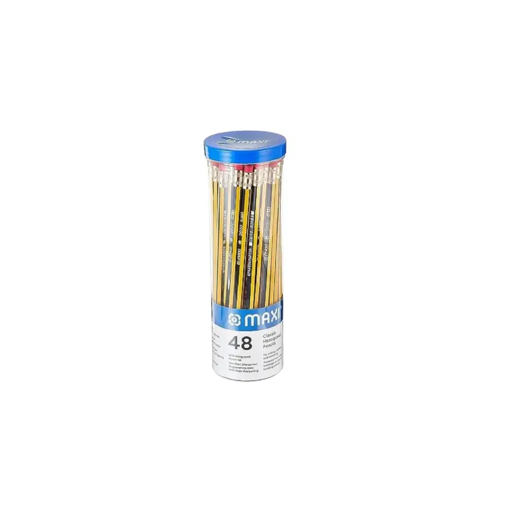Maxi Classic Hex Graphite Pencil 48Pc HB