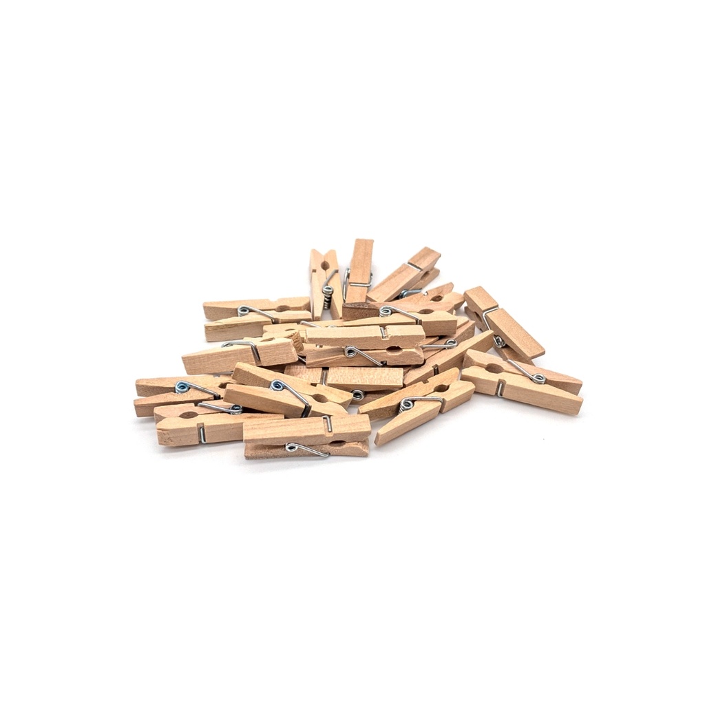 Leeno Craft Wood Clips 30x5mm 25PC