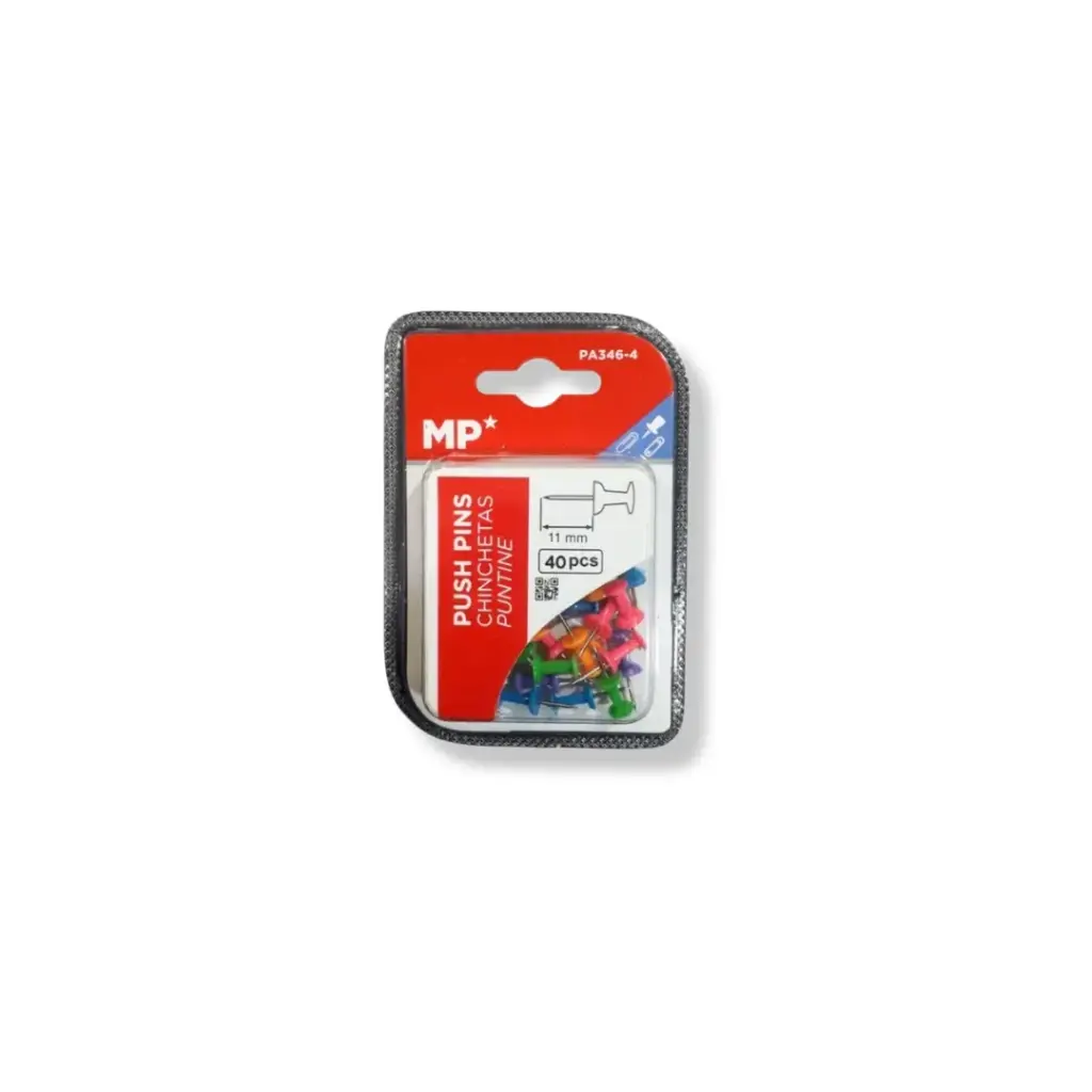 MP Push Pins 11mm inside 40Pc