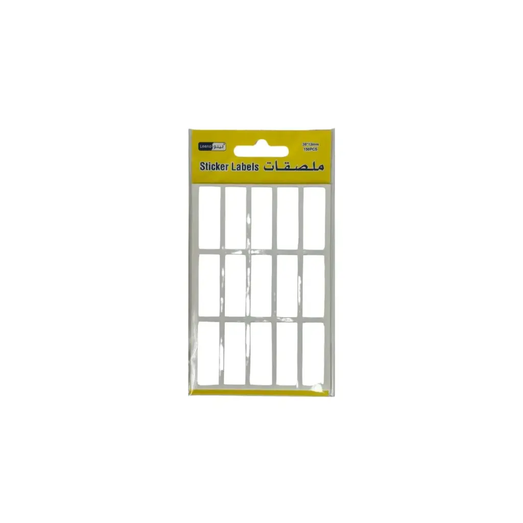 Leeno Sticker Label 150Pc 36x12mm