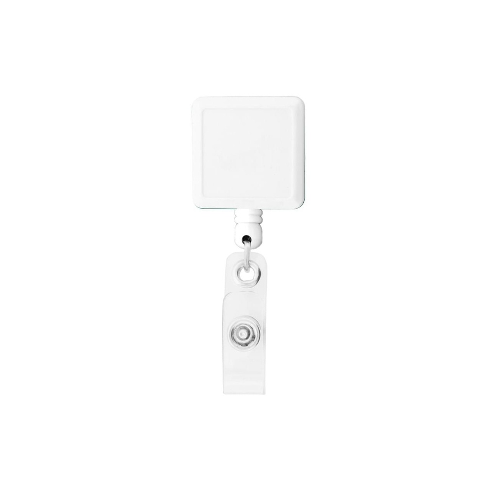 Leeno - White Badge ID Holder Square